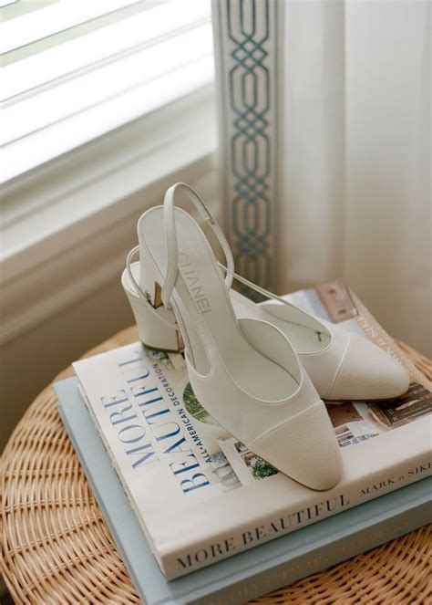 chanel bridal shoes.